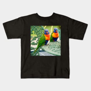 Rainbow Lorikeets Kids T-Shirt